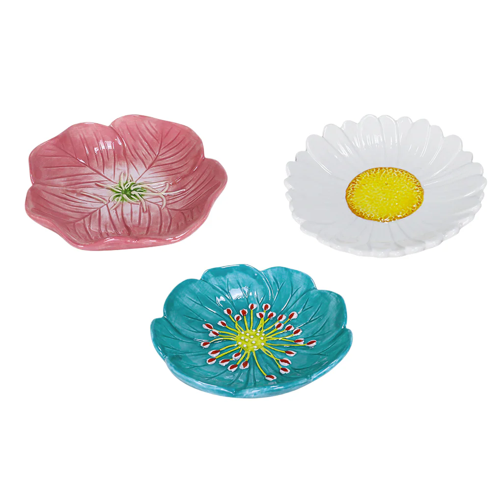 6" Flower Market Snack Plate - Assorted by style 1 at random - Image 2