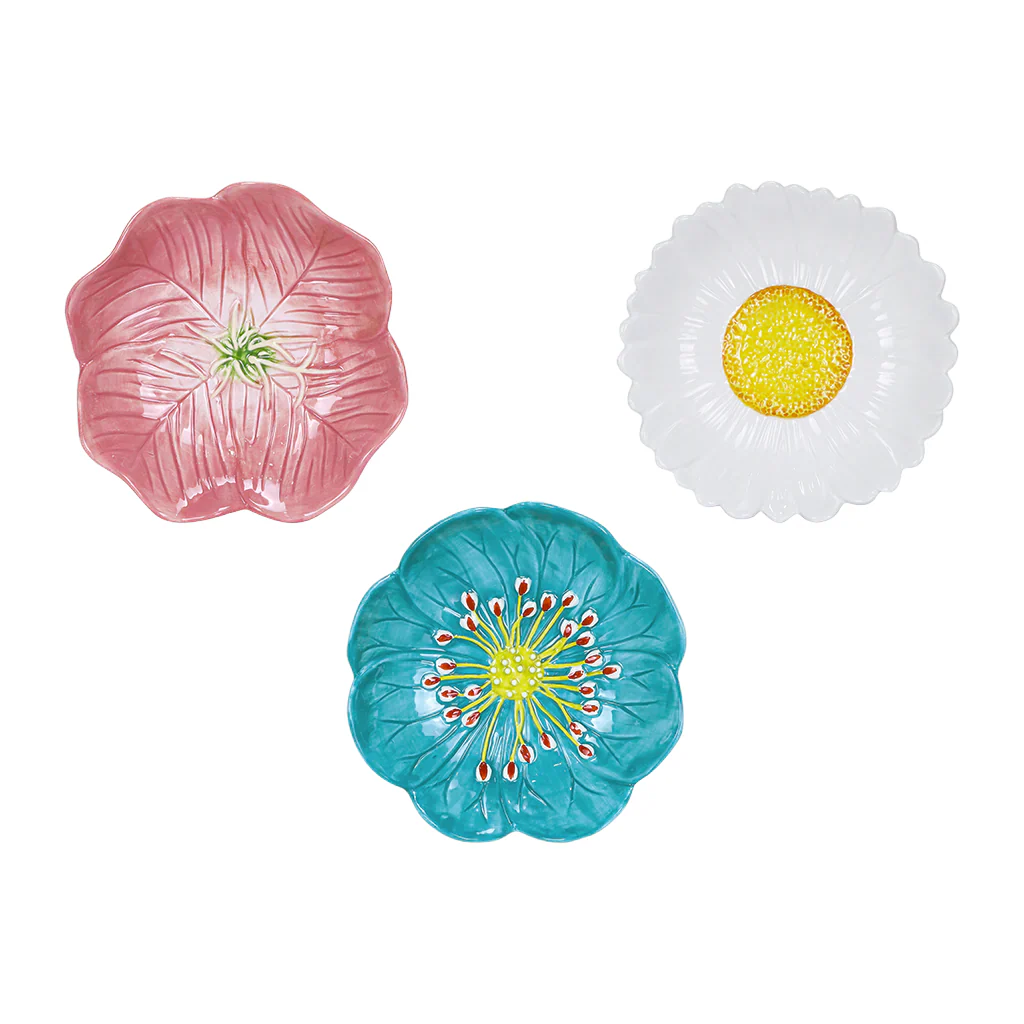 6" Flower Market Snack Plate - Assorted by style 1 at random - Image 3