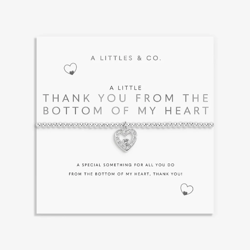 A Little & Co : A Little Thank You From The Bottom Of My Heart Bracelet
