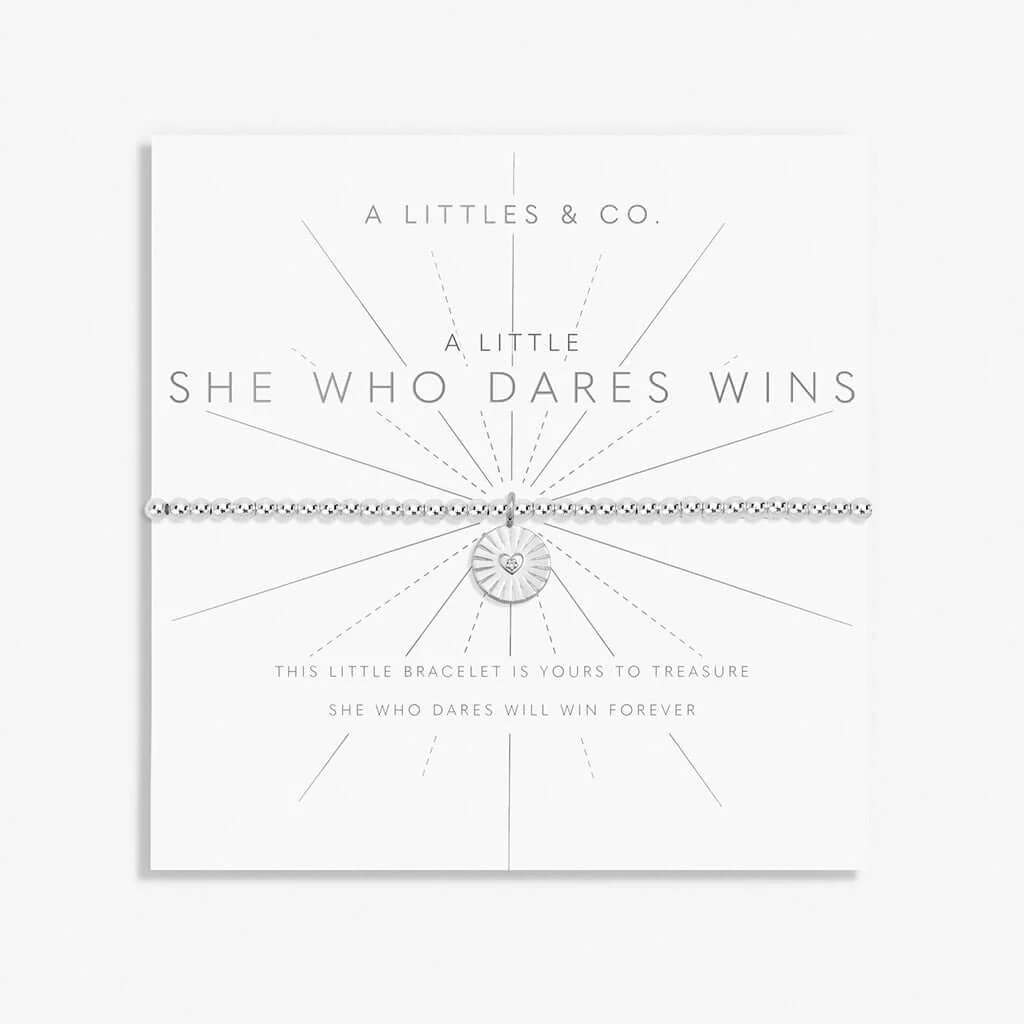 A Littles & Co : A Little 'She Who Dares Wins' Bracelet