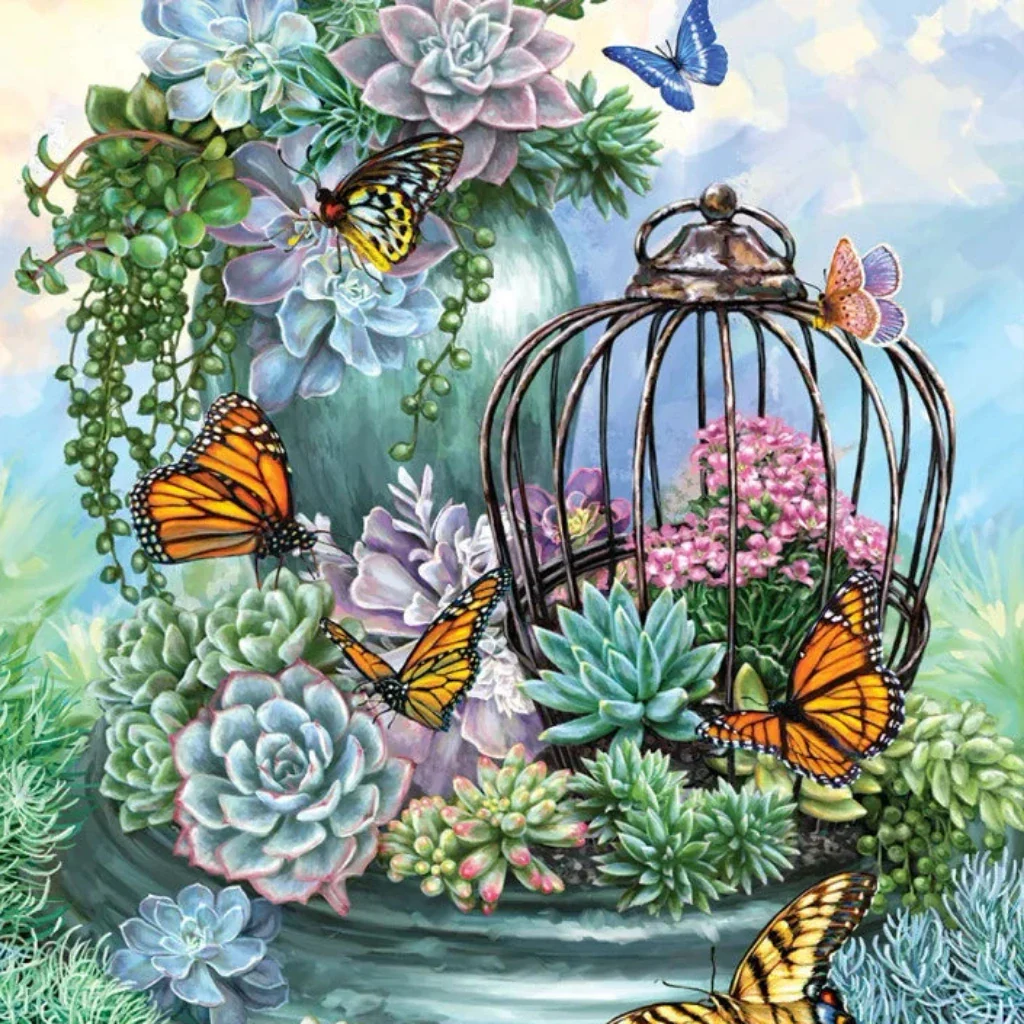Springbok : Butterfly Bliss 500 Piece Jigsaw Puzzle - Image 2