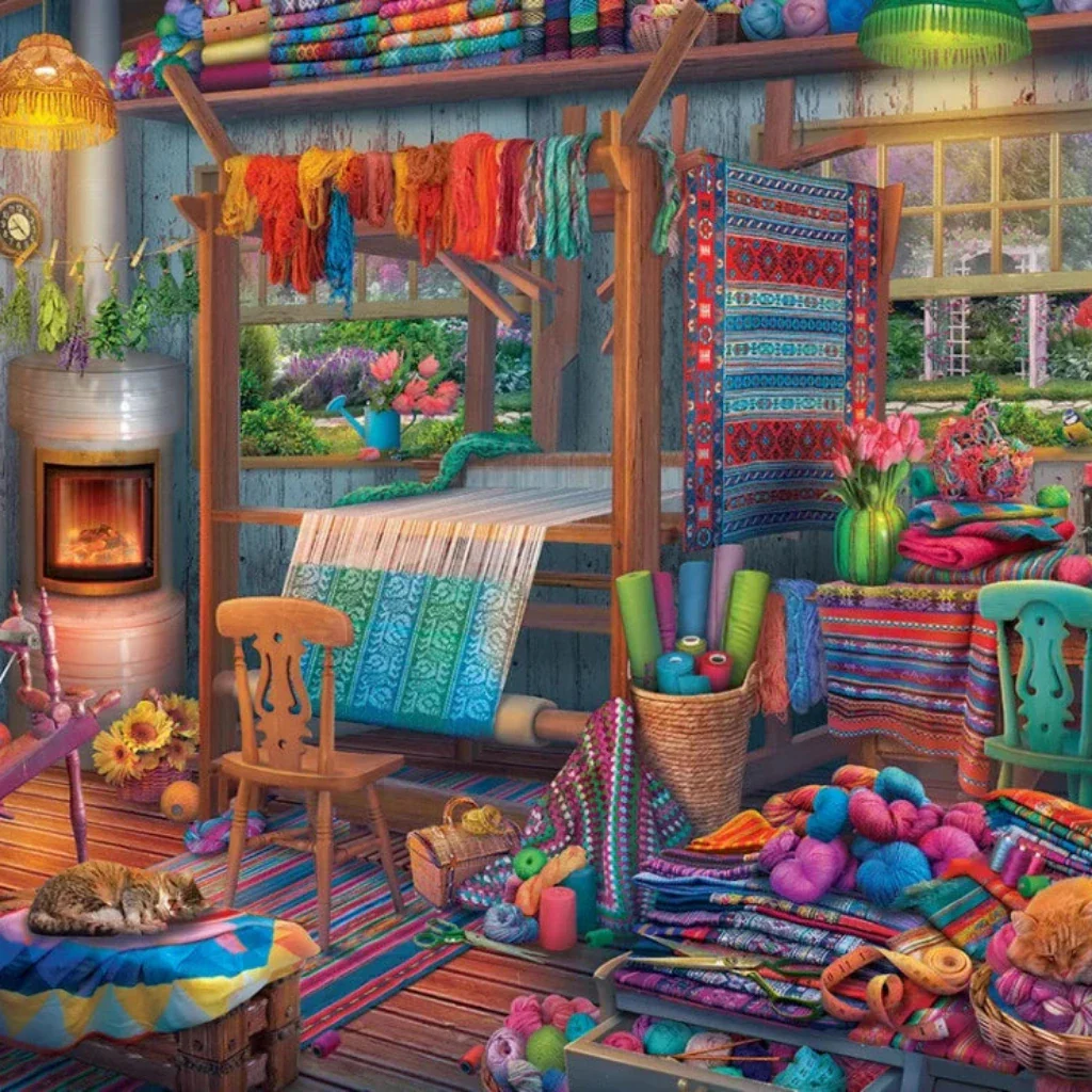 Springbok : Weavers Cottage 1000 Piece Puzzle - Image 2