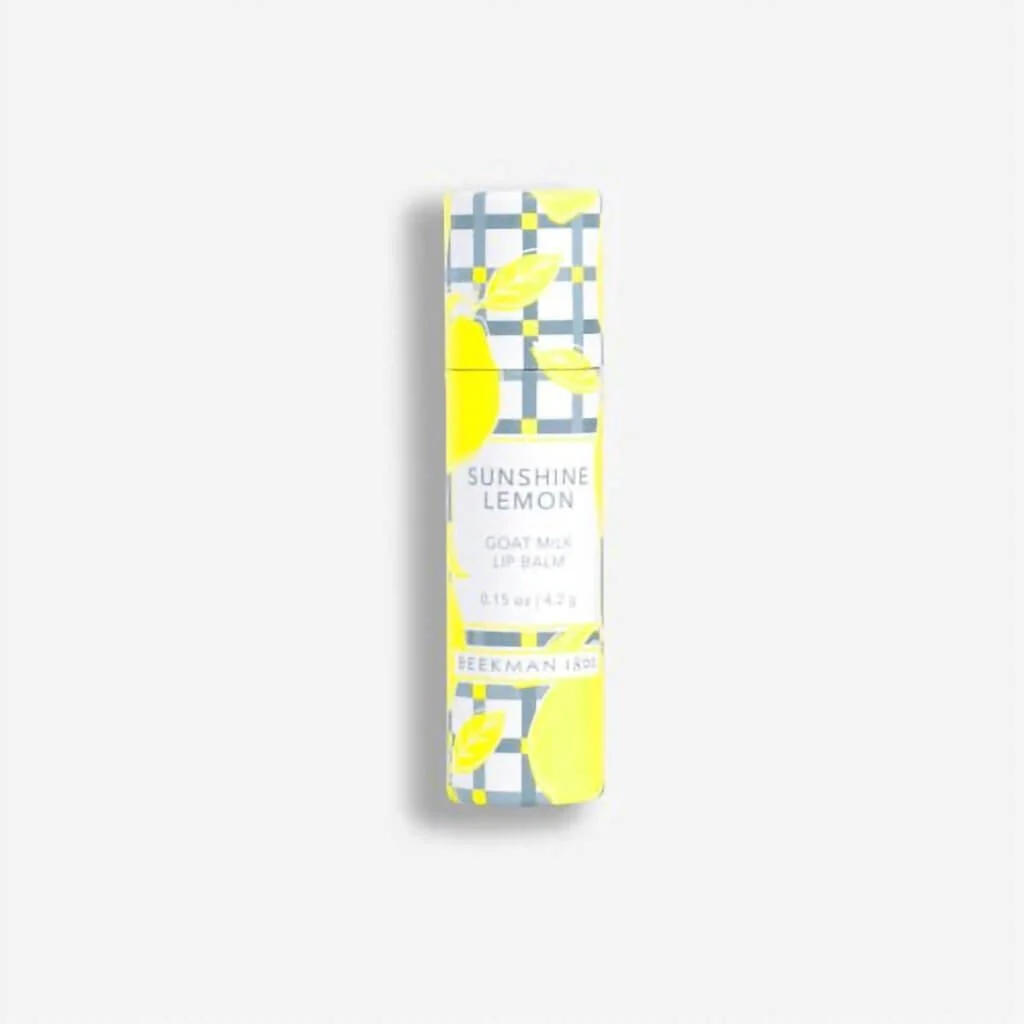 Beekman 1802 : Sunshine Lemon Lip Balm
