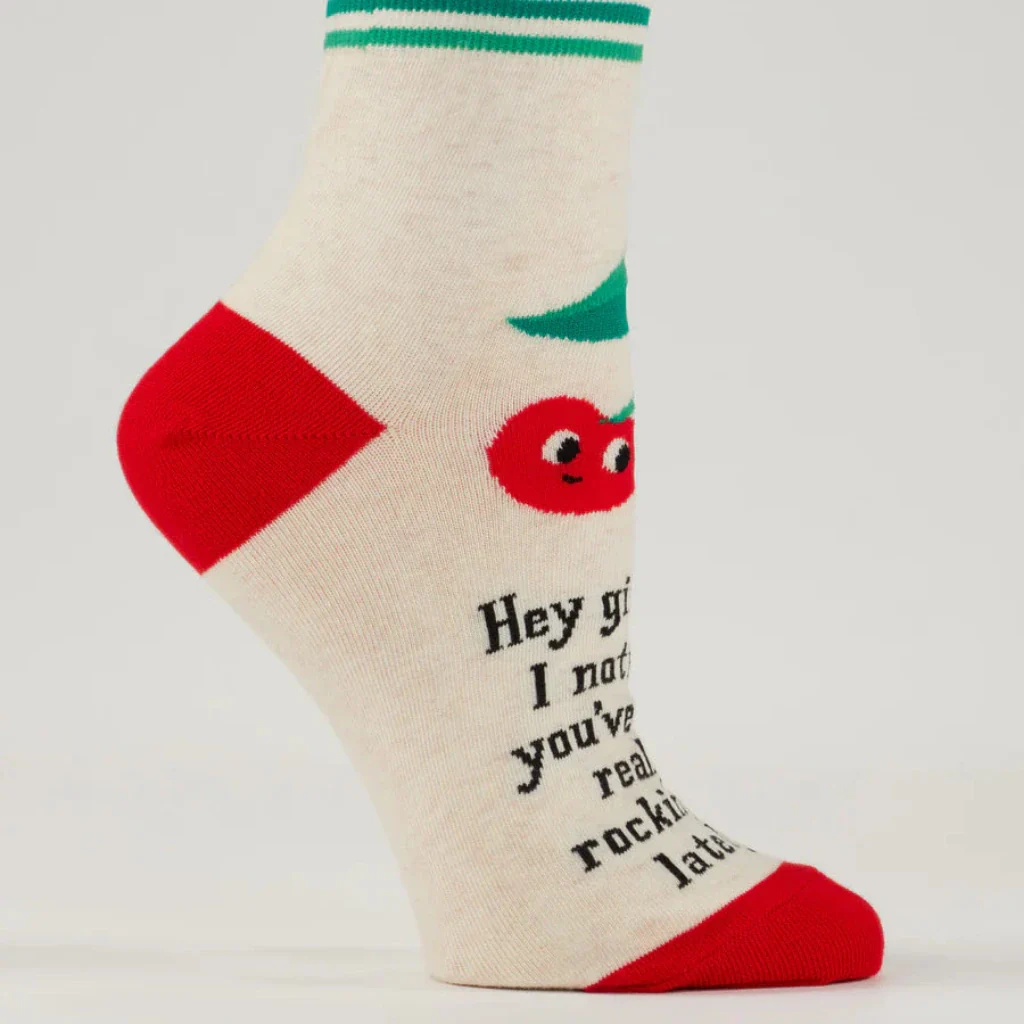 Blue Q : Hey Girl Hey! I Noticed You've Been Really Rocking It Lately. Ankle Socks - Image 2