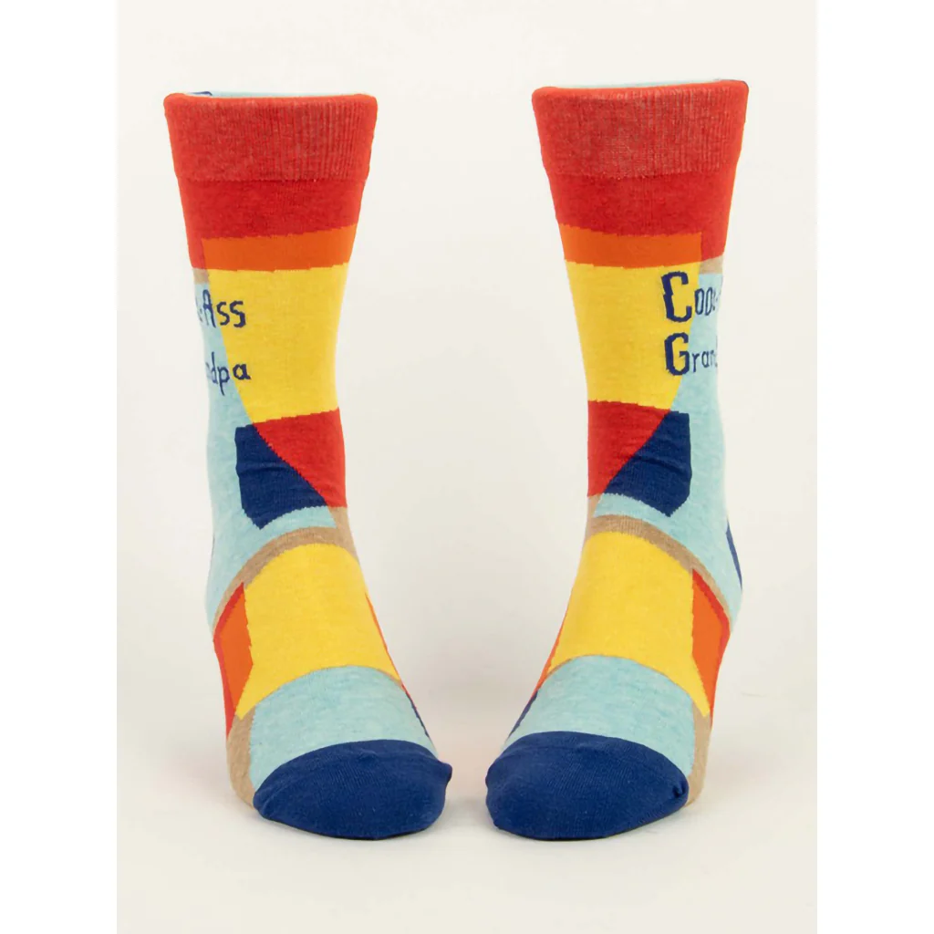 Blue Q : Men's Socks - Cool-Ass Grandpa - Image 2