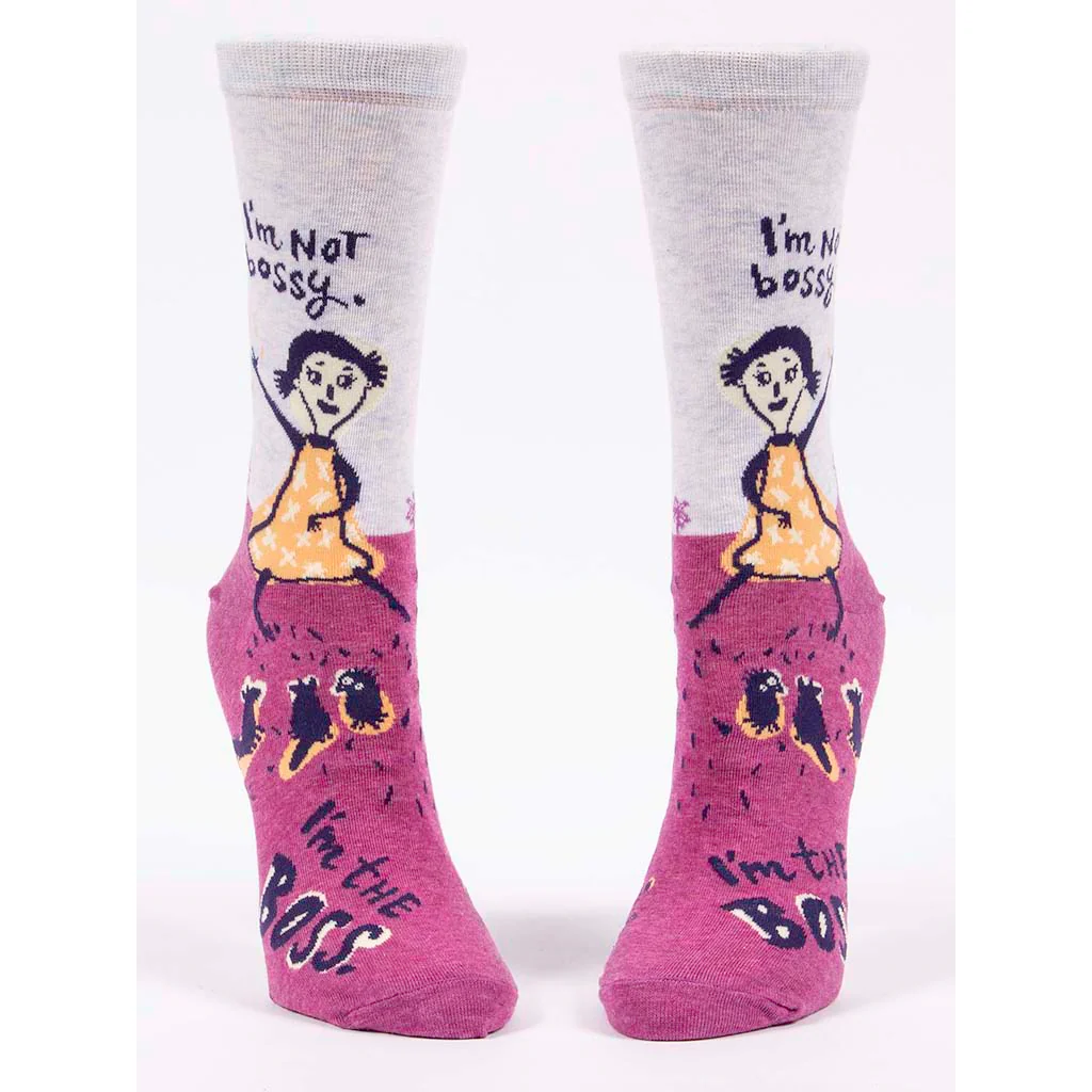 Blue Q : Women's Socks - I'm Not Bossy, I'm The Boss - Image 2