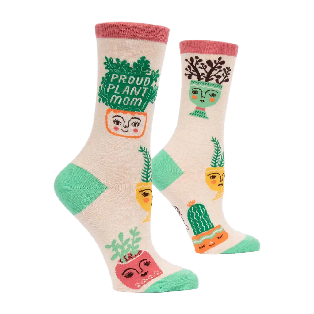 Blue Q : Women's Socks - Proud Plant Mom