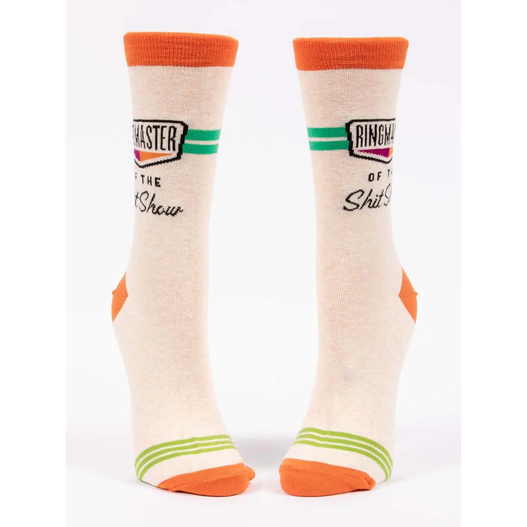Blue Q : Women's Socks - Ringmaster Of The Shit Show - Image 2