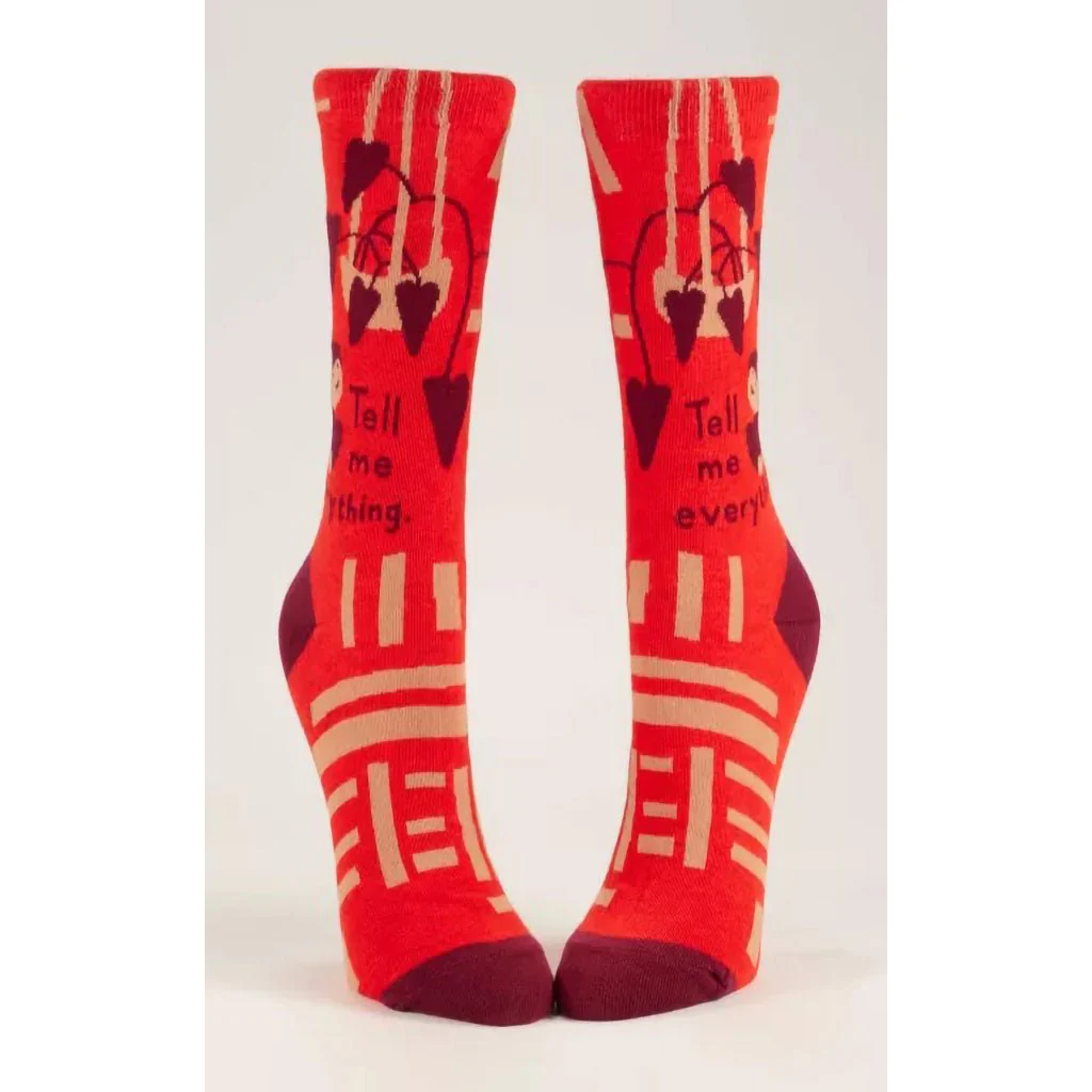 Blue Q : Women's Socks -Tell Me Everything - Image 2