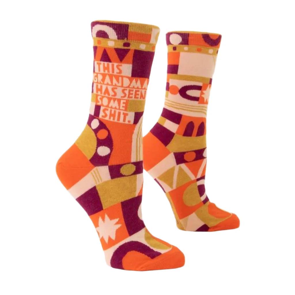 Blue Q : Women's Socks - This Grandma Has Seen Some Shit