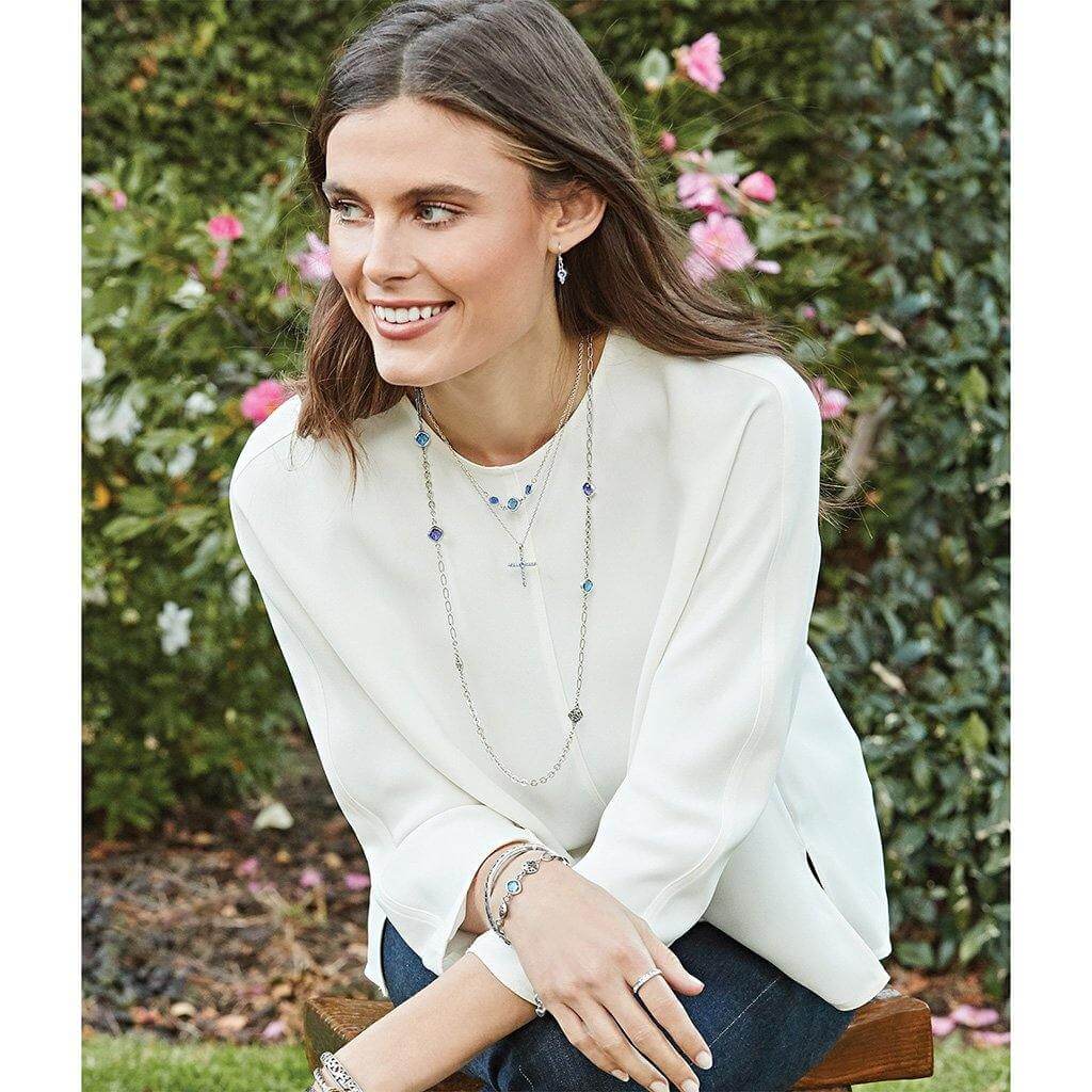 Brighton : Elora Gems Sky Short Necklace - Image 3