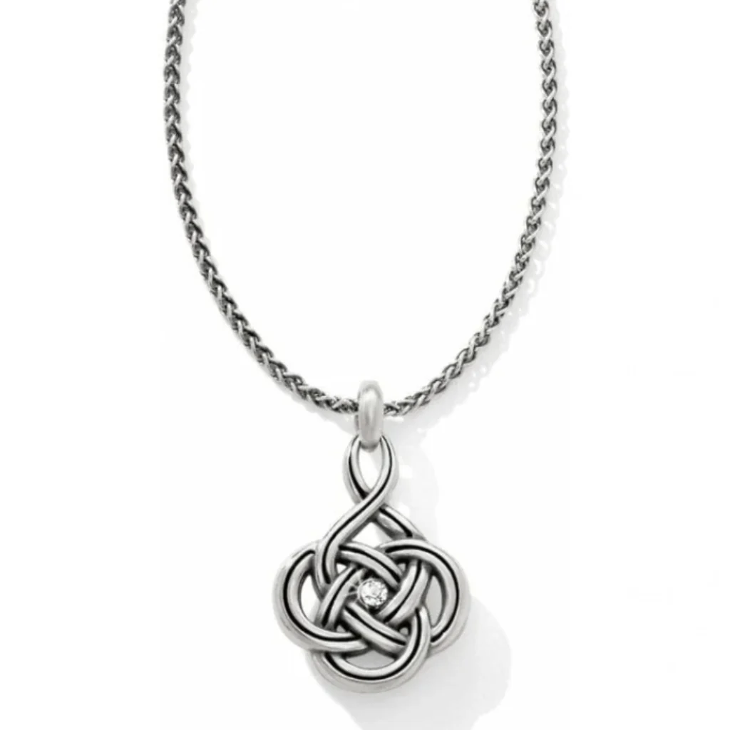 Brighton : Interlok Petite Silver Necklace - Image 3