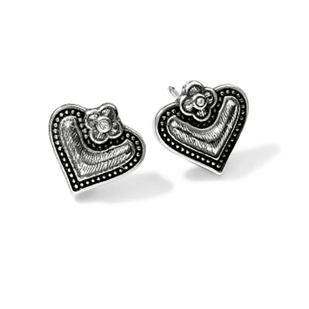 Brighton : Luna Heart Mini Post Earrings
