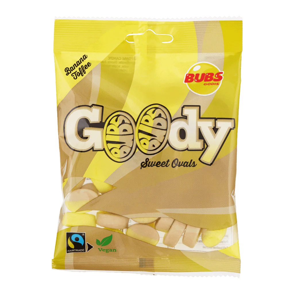 Bubs Candy : Goody Sweet Ovals Banana Toffee