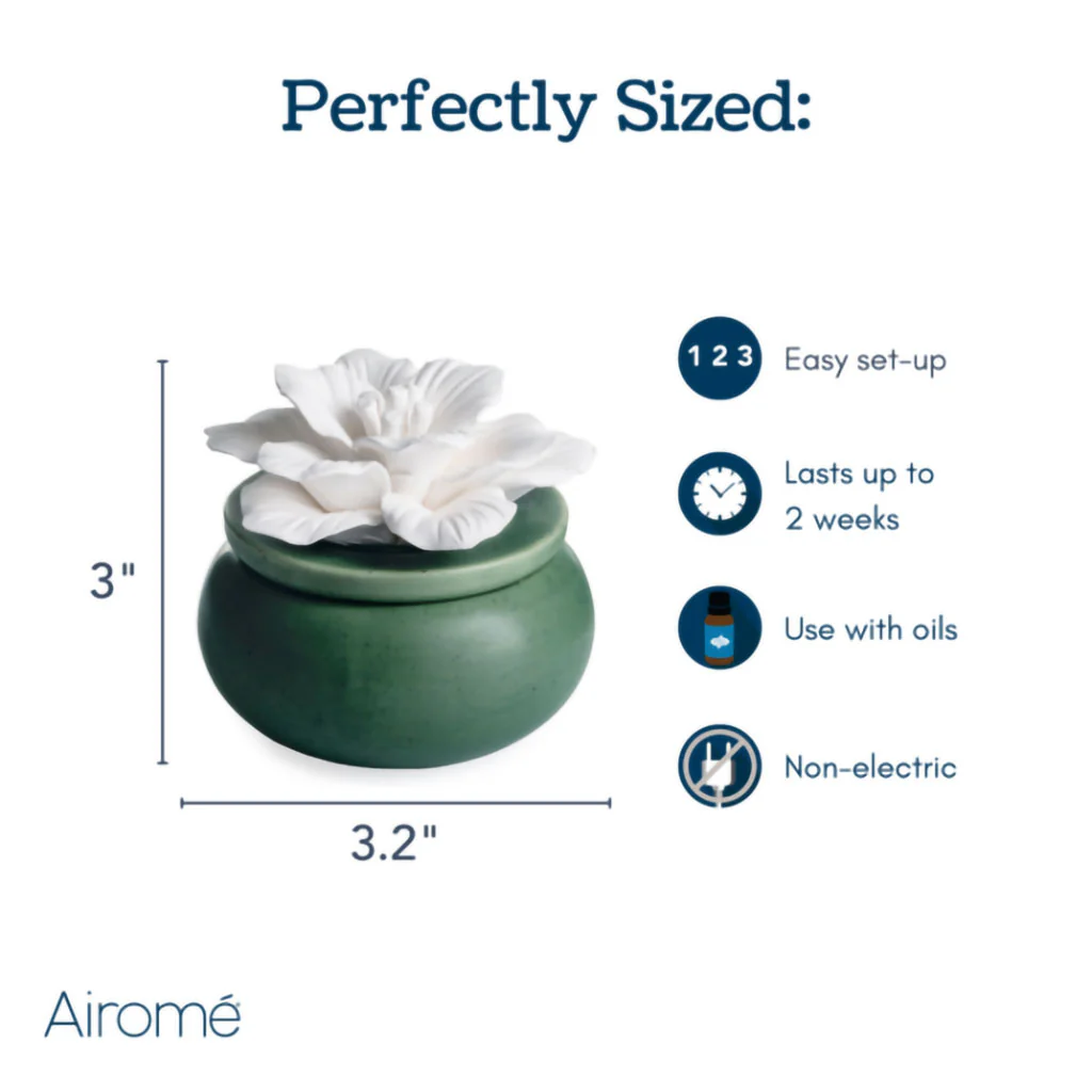 Candle Warmers: Bloom Porcelain Passive Diffuser - Image 3