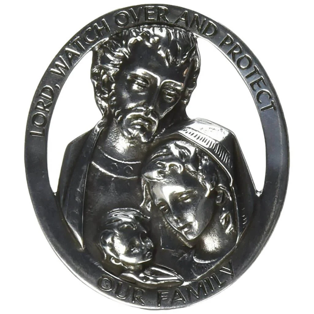 Cathedral Art : Blessed Family Visor Clip