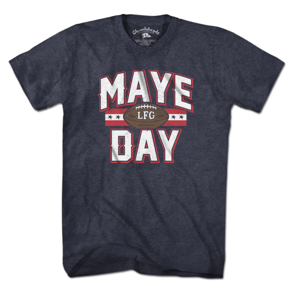 Chowdaheadz : Maye Day Football T-Shirt