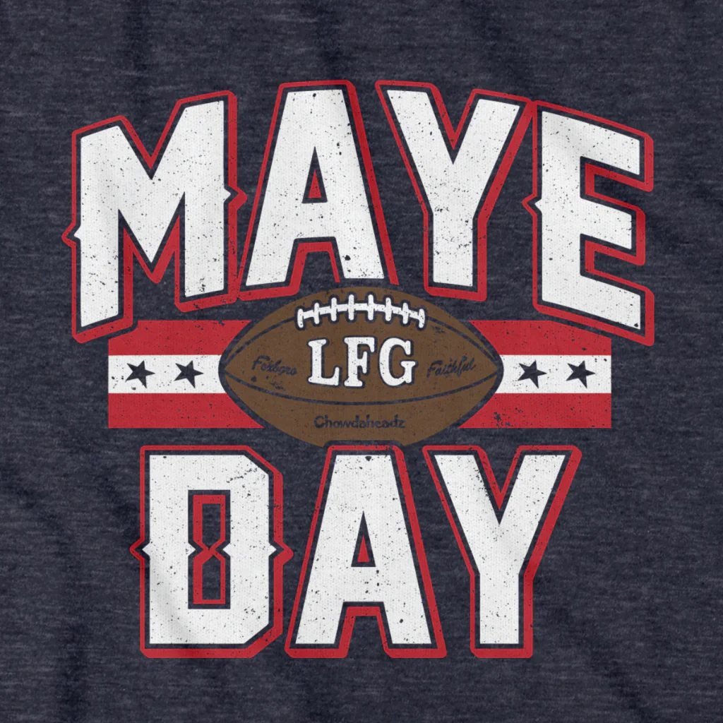 Chowdaheadz : Maye Day Football T-Shirt - Image 2