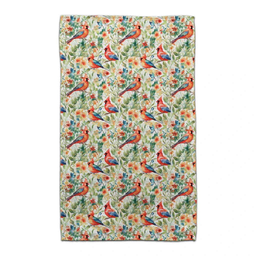 CJ Bella: Colorful Cardinals Eco-Friendly Towel