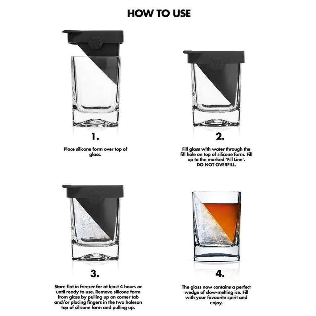 Corkcicle : Whiskey Wedge Glass - Image 6