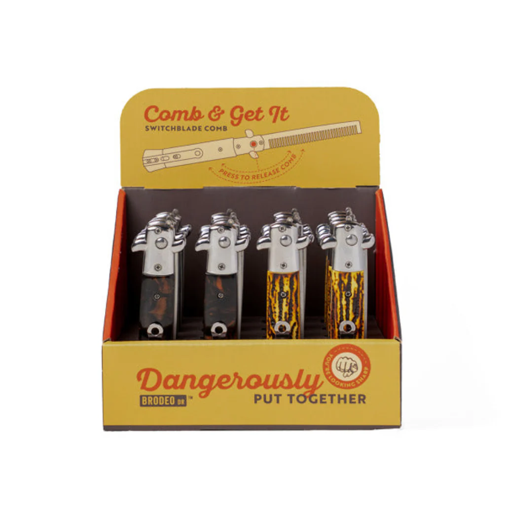 DM Merchandising : Brodeo Drive Comb & Get It Switchblade Comb - Image 2