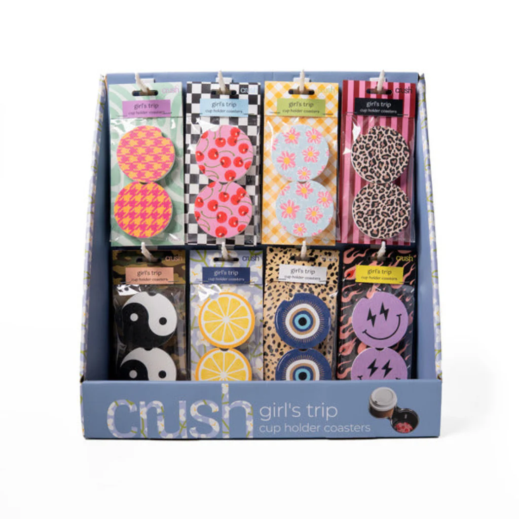 DM Merchandising : Crush Girl's Trip Cup Holder Coasters - Image 2