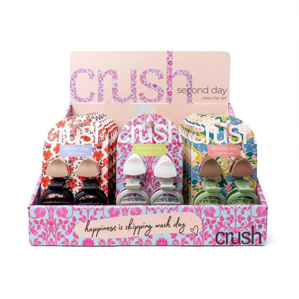 DM Merchandising : Crush Second Day Claw Clip Set - Assorted by style/color. Includes 1 at random - Image 3