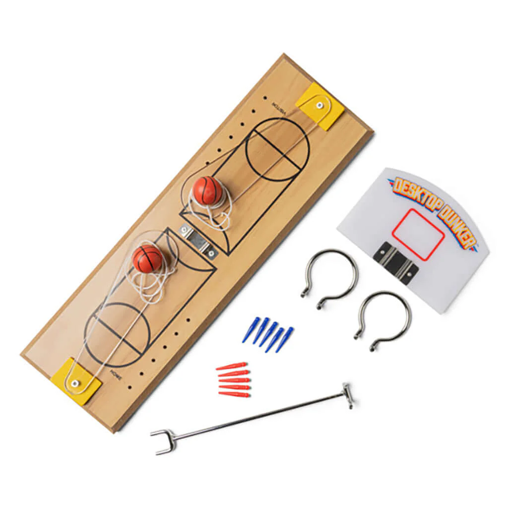 DM Merchandising : Modern Monkey® Desktop Dunker™ Mini Wooden Basketball - Image 3