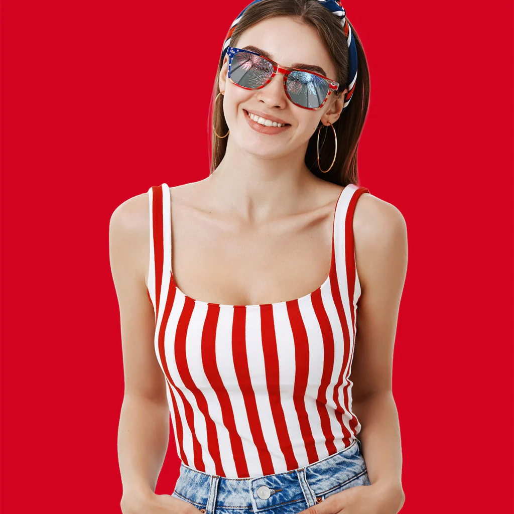 DM Merchandising : Patriot Pride Mirrored Sunglasses - Image 6