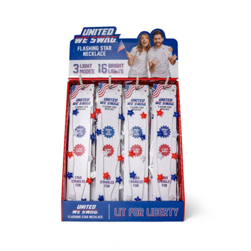 DM Merchandising : Patriot Pride USA Light-Up Necklace - Image 2