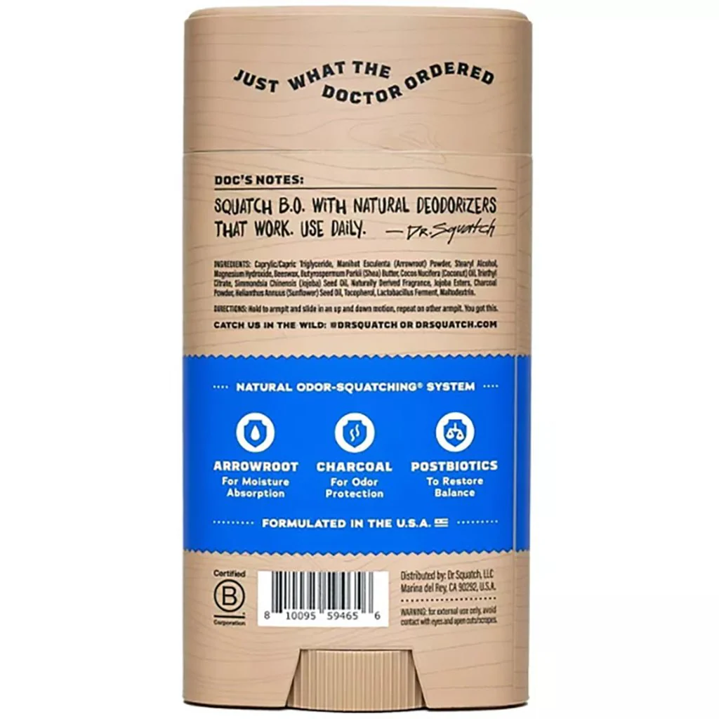 Dr. Squatch : Fresh Falls in Odor Squatching® Deodorant - Image 2