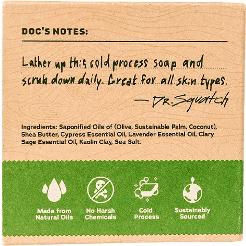 Dr. Squatch : Men's Alpine Sage Bar Soap - Image 2