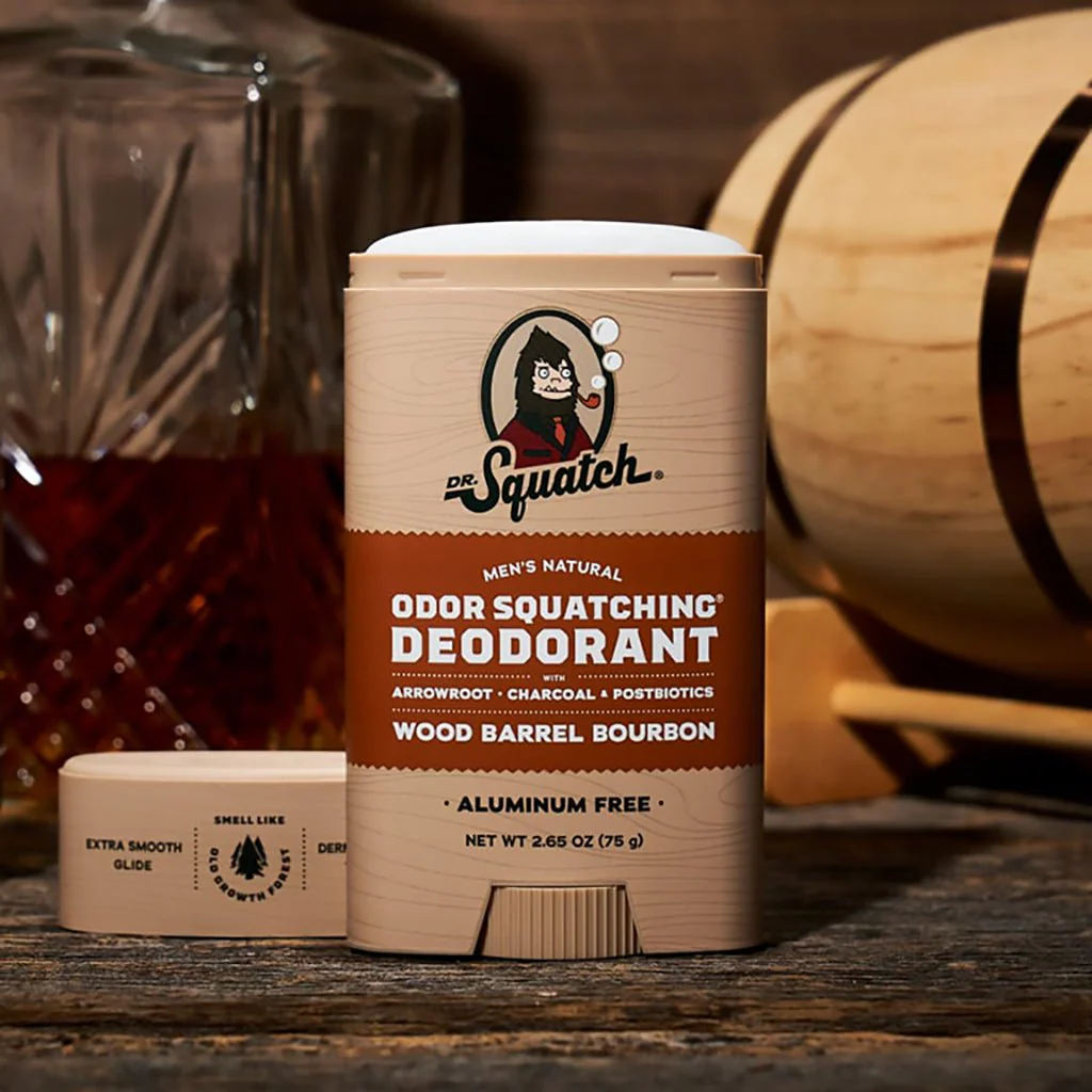 Dr. Squatch :  Wood Barrel Bourbon in Odor Squatching® Deodorant