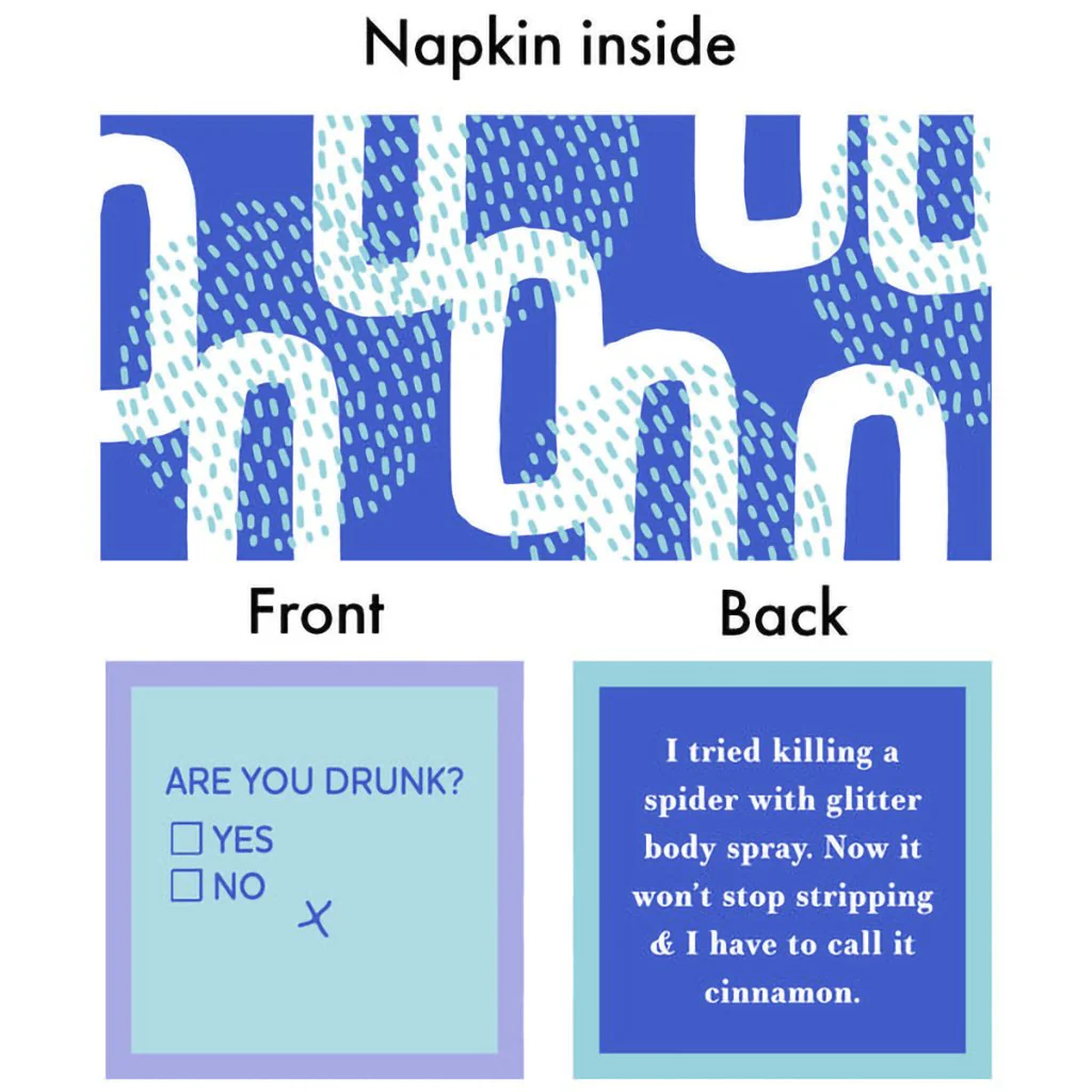 Drinks On Me : A Lot Napkin - Image 2