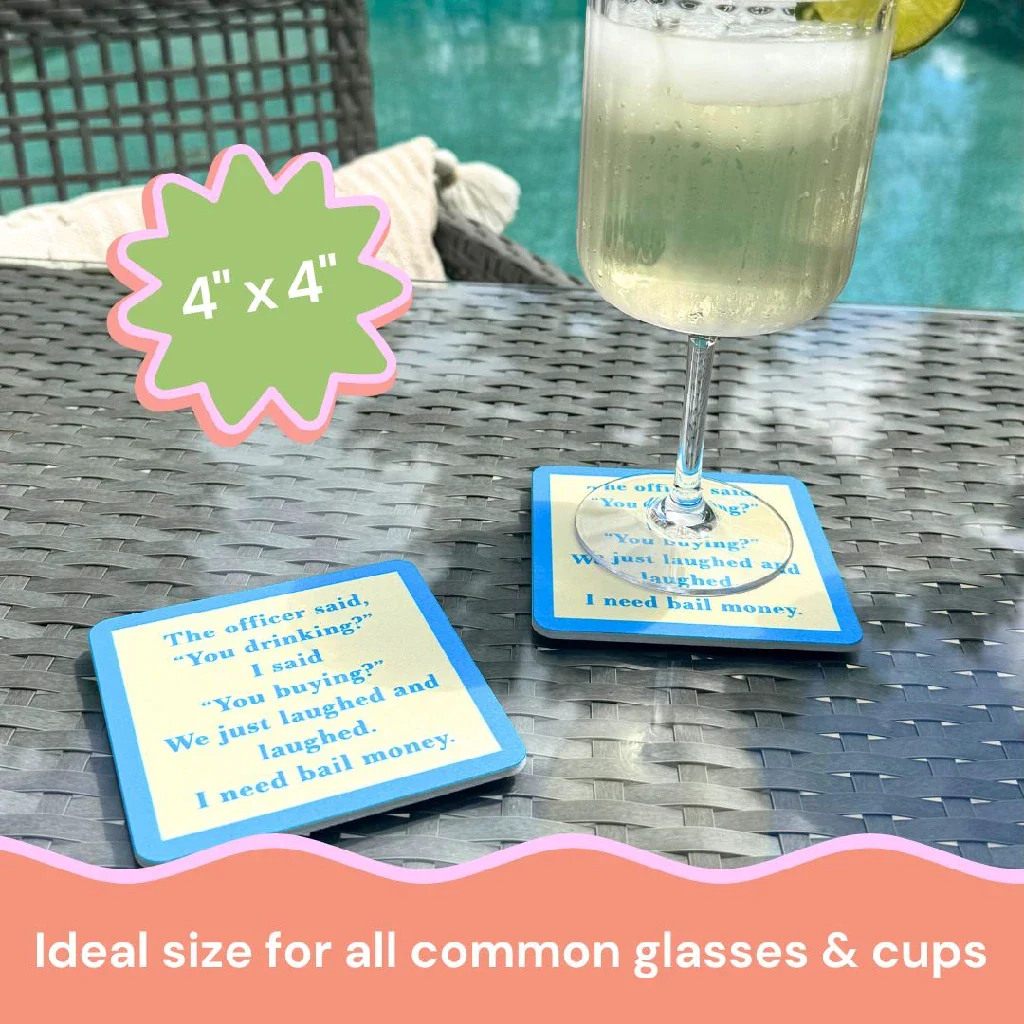 Drinks On Me : Alexa Gym Coaster - Image 2