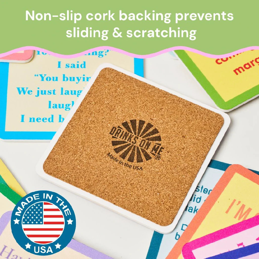 Drinks On Me : Mom Was Right Coaster - Image 4