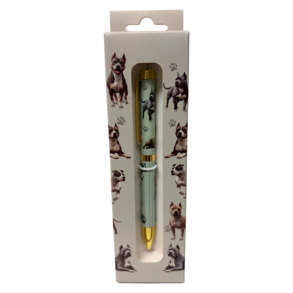 E & S : Brindle Pit Bull Ball Point Pen