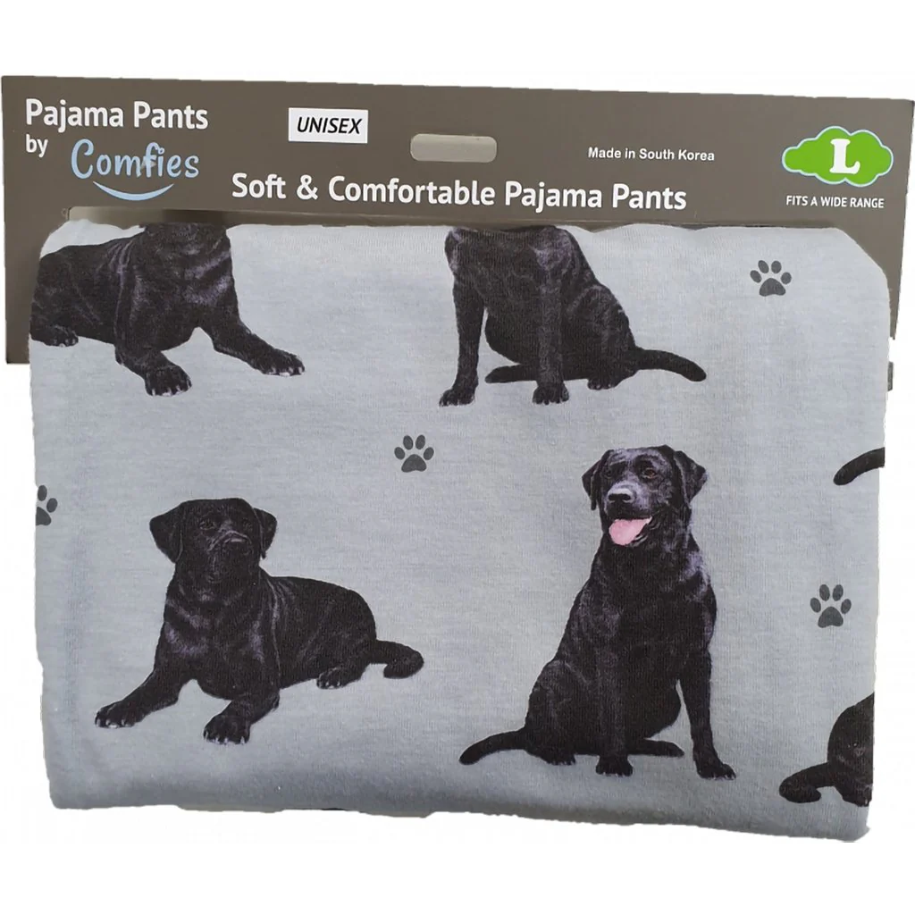 E&S Imports : Pajama Bottoms  Black Labrador - Image 2