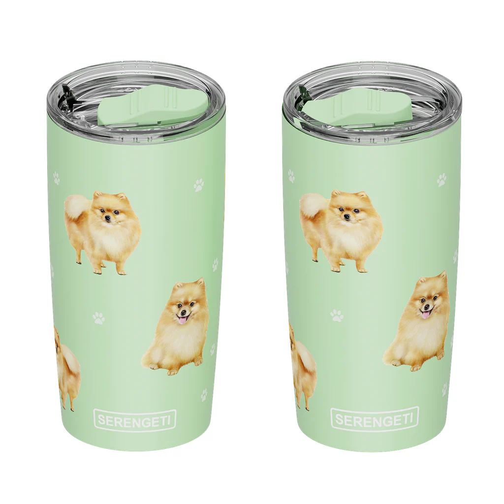 E&S Imports : Pomeranian Serengeti Tumbler