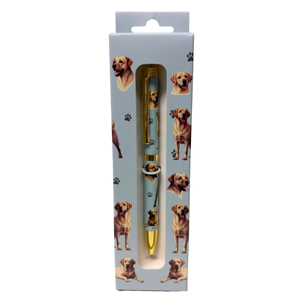 E & S : Yellow Labrador Ball Point Pen