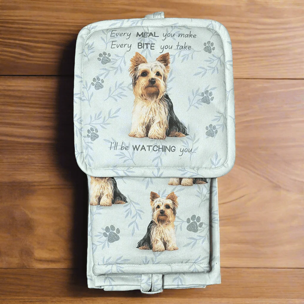 E & S Pets : Oven Mitt Set - Yorkie