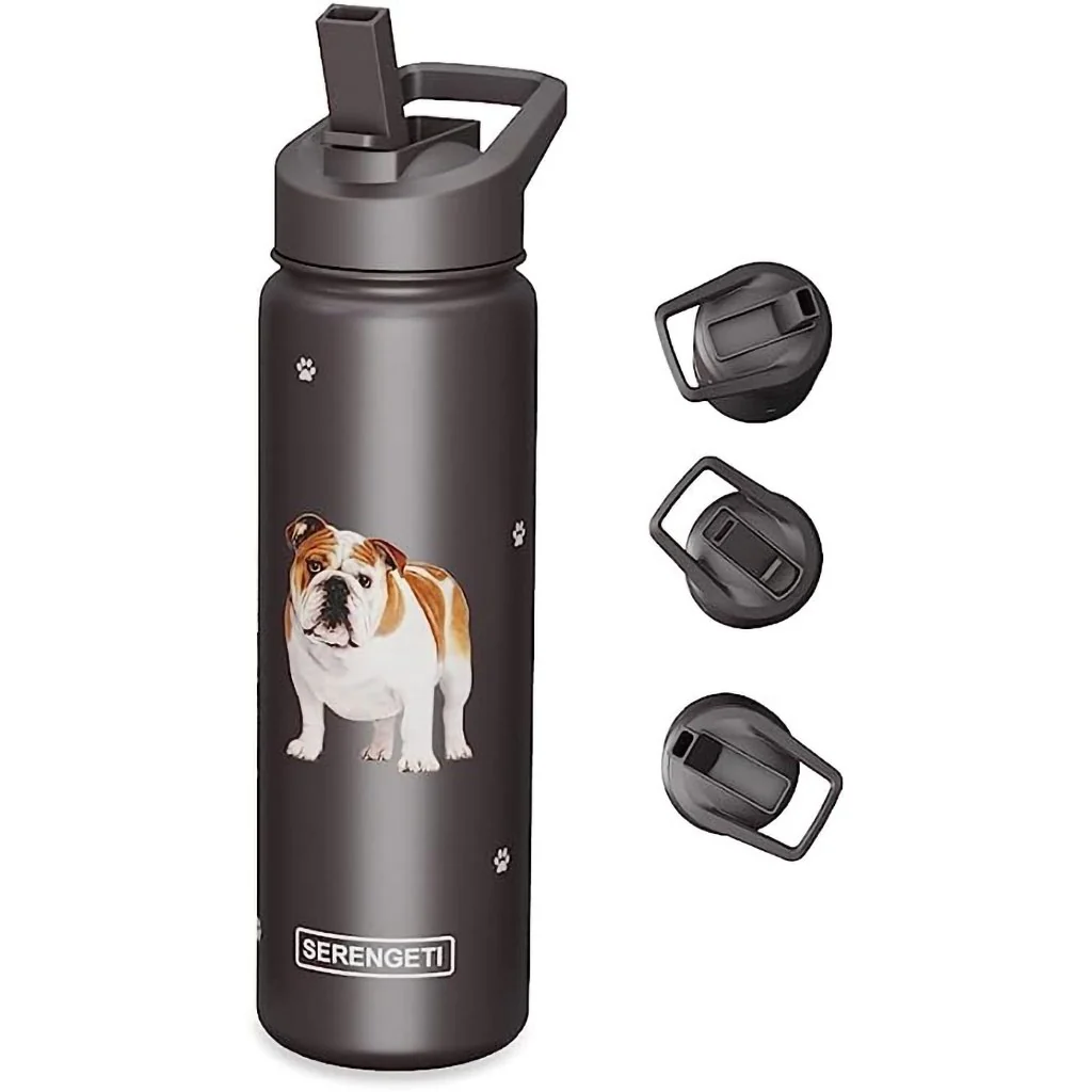 E & S Pets : Serengeti Bulldog 24 oz Water Bottle - Image 2