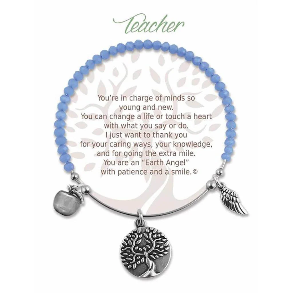 Earth Angel : Grandma Radiant Blue Stone Bracelet