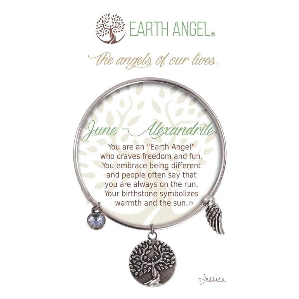 Earth Angel : June - Alexandrite Bracelet in Silver