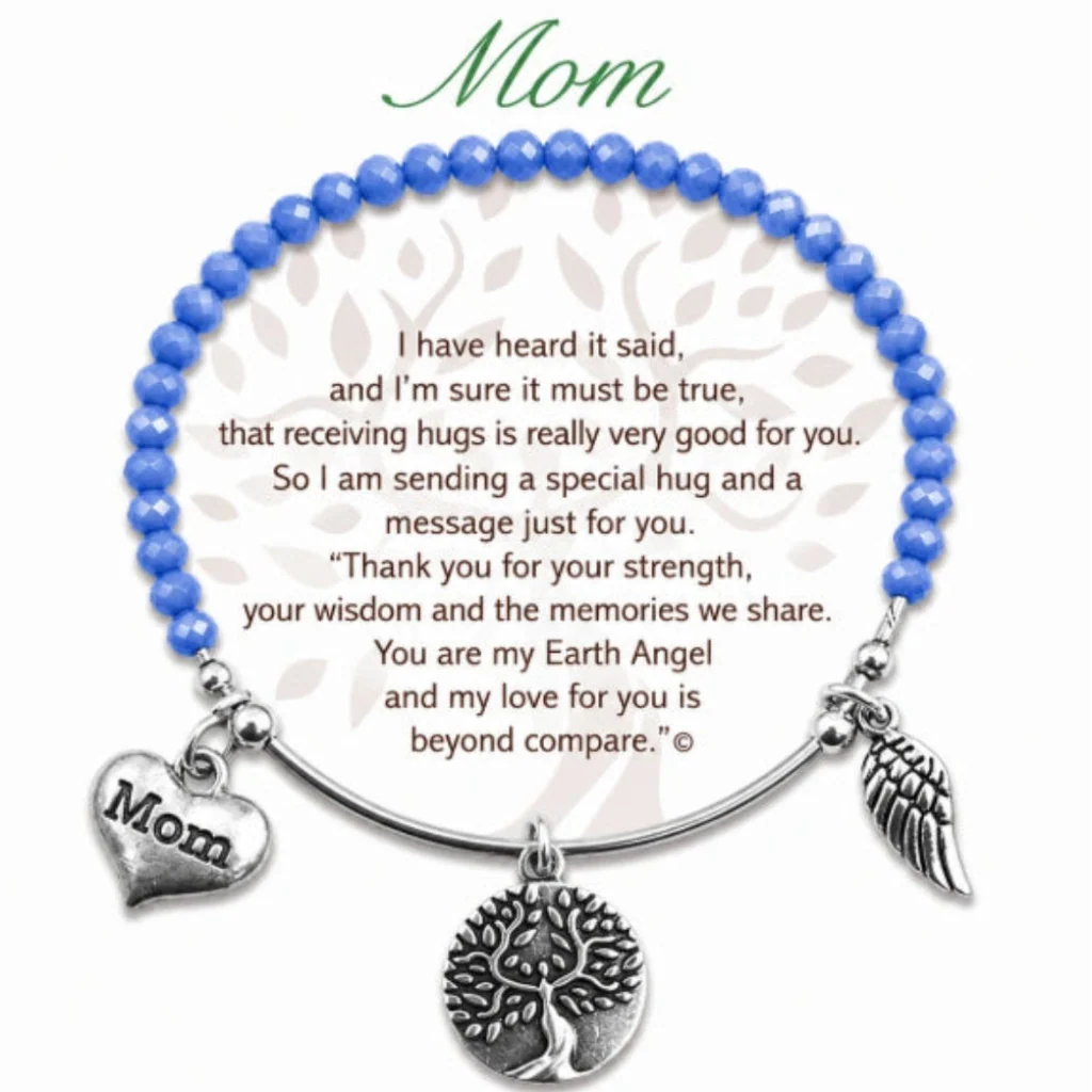 Earth Angel : Mom Radiant Blue Stone Bracelet