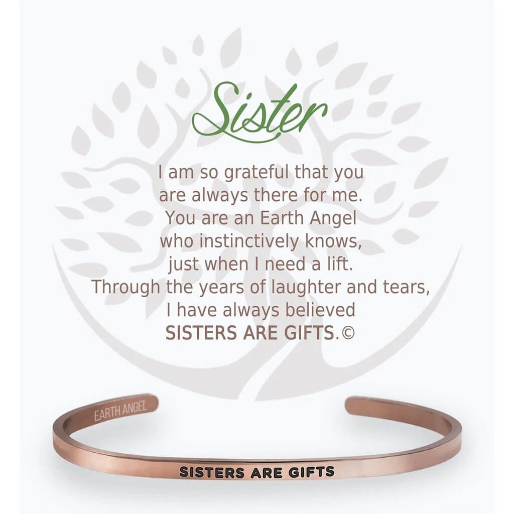 Earth Angel : Sister Cuff Bracelet in Rose Gold