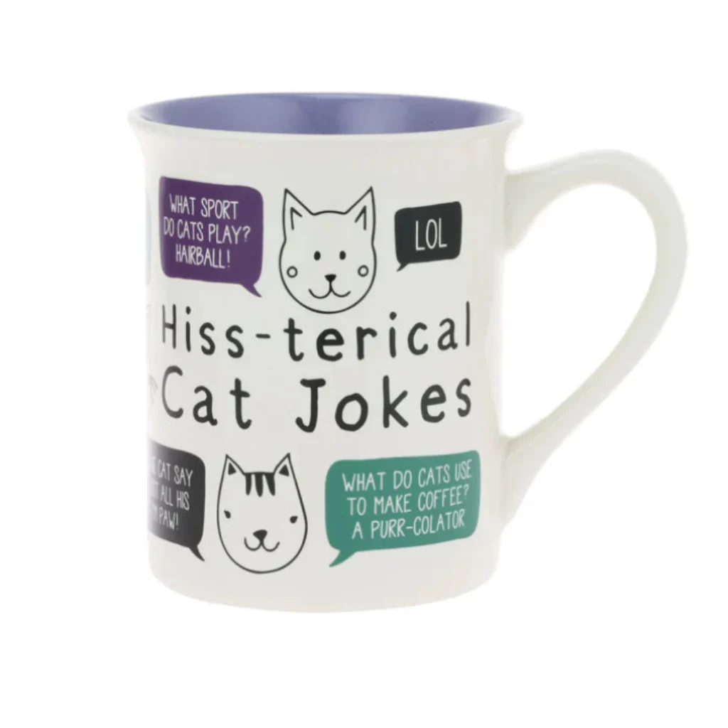 Enesco : Cat Jokes Mug 16 Oz - Image 4
