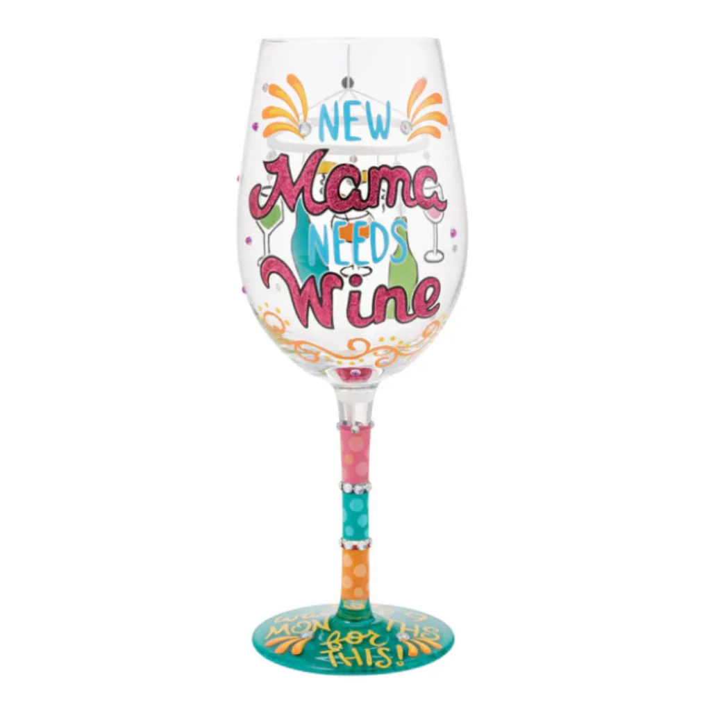 Enesco : New Mama Needs Wine Glass - Image 4