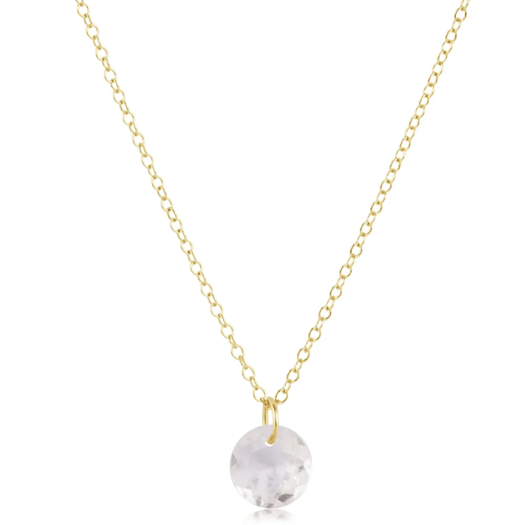 Enewton Design  : 16" Gold Necklace - Reflection - Apr Birthstone