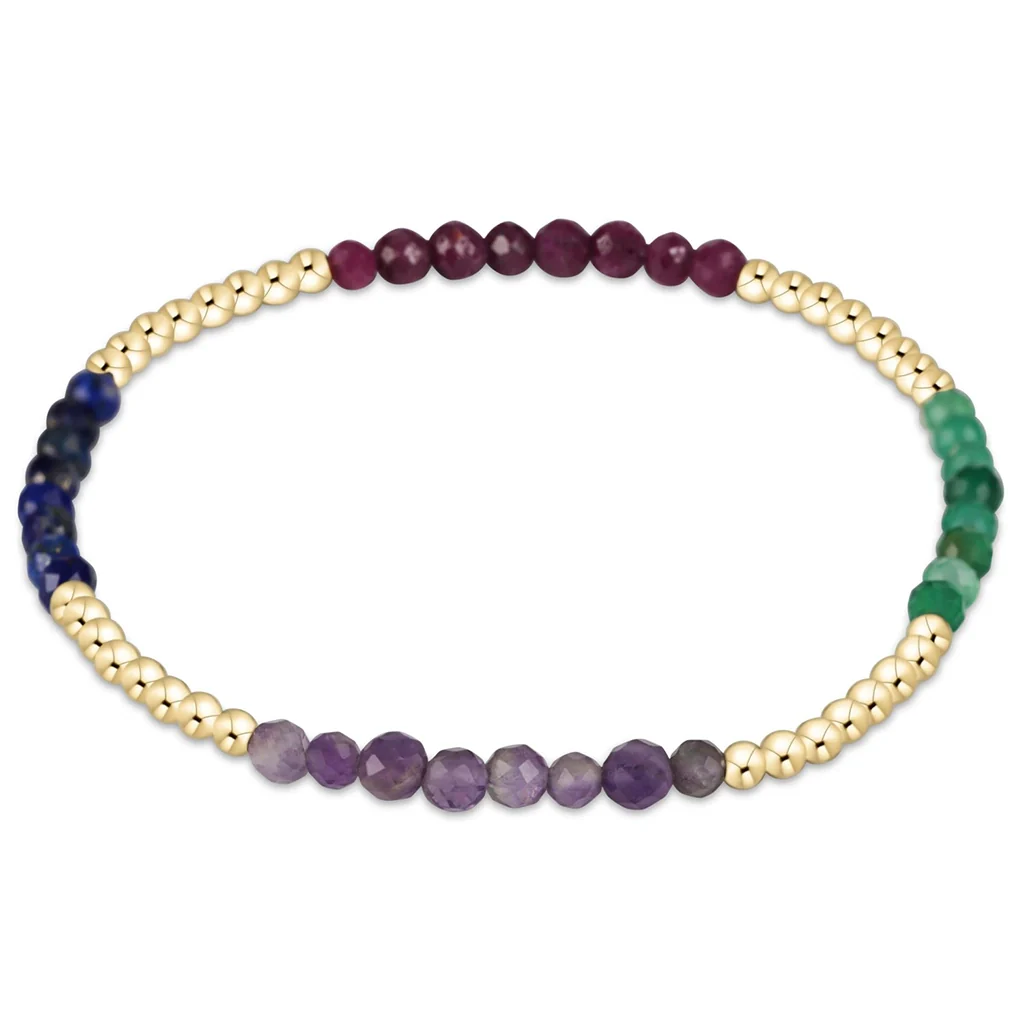 enewton design : Blissful Pattern Bead Bracelet 6.25" - 2.5mm Hot Mess